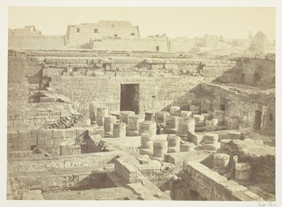 New Excavation at Medinet-Haboo by Francis Frith