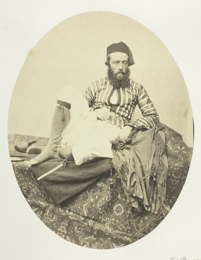 Portrait, Turkish Summer Costume by Francis Frith