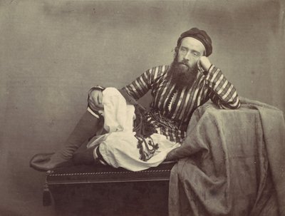 Portrait, Turkish Summer Costume by Francis Frith