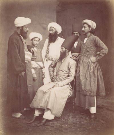 Six East Indian Men by Francis Frith