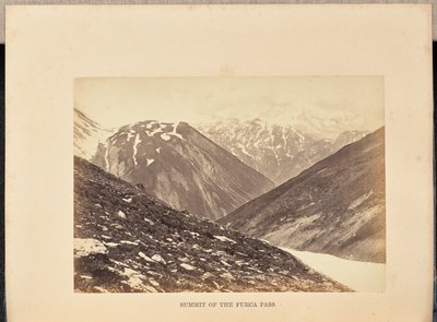 Summit of the Furca Pass by Francis Frith