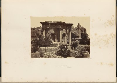 The Circular Temple, Baalbek by Francis Frith
