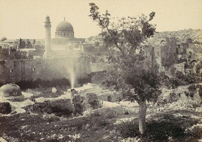 The Mosque of Omar, Jerusalem, 1857 by Francis Frith
