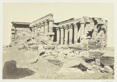 The Temple of Maharaka, Nubia by Francis Frith