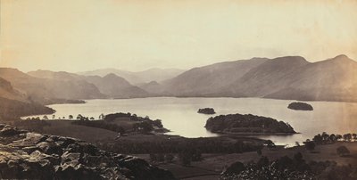 The Lake near Derwentwater in Great Britain by Francis Frith