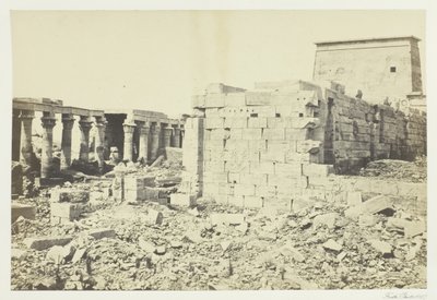 View on the Island of Philae, 1857 by Francis Frith