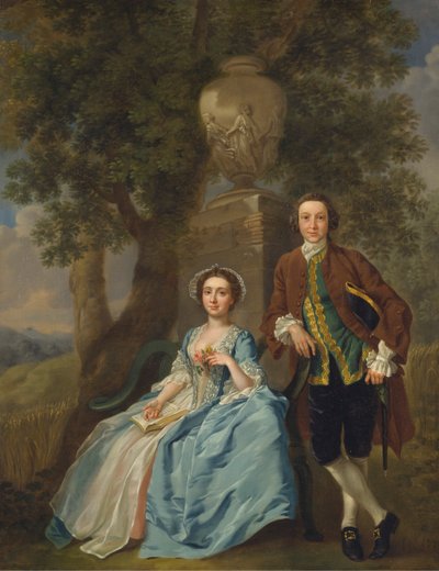 George and Margaret Rogers by Francis Hayman