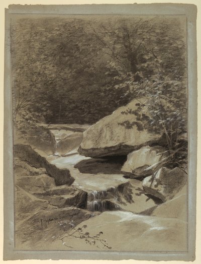 A Mountain Stream by Francis Hopkinson Smith