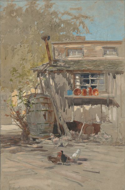Barnyard by Francis Hopkinson Smith