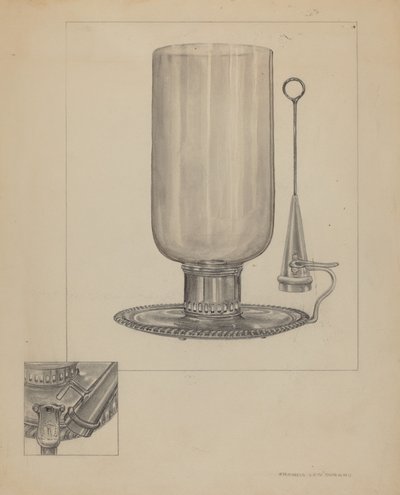 Candlestick by Francis Law Durand