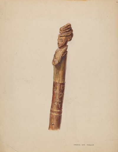 Cane Head or Handle by Francis Law Durand