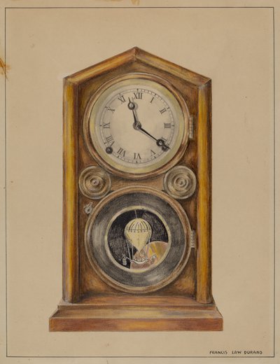Mantel Clock by Francis Law Durand