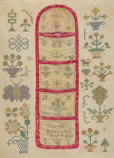 Needlework Picture by Francis Law Durand