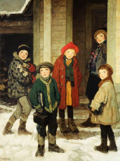 School House Door by Francis Luis Mora