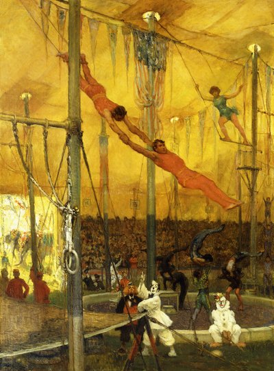 Trapeze Artists by Francis Luis Mora