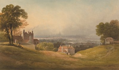 London from Blackheath by Francis Nicholson
