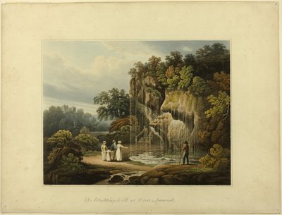 The Dropping Well at Knaresborough by Francis Nicholson