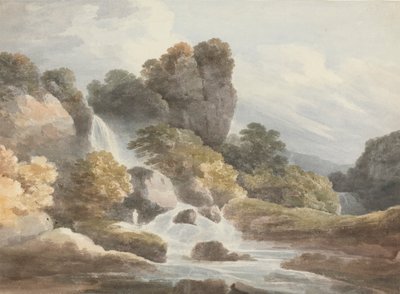 Waterfall by Francis Nicholson