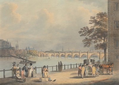 Westminster from the South Bank by Francis Nicholson