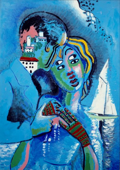 Idyll The City And Sea In Love by Francis Picabia