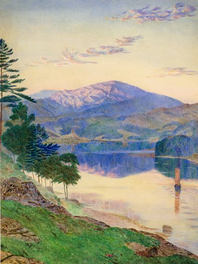 Lake Scene by Francis Powell
