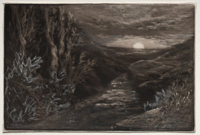 A Moorland Stream by Francis Seymour Haden