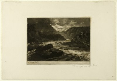 A Salmon River, No. II by Francis Seymour Haden