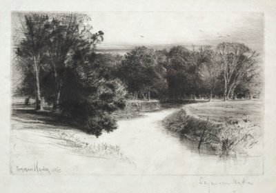 A Sunset in Ireland, 1863 by Francis Seymour Haden