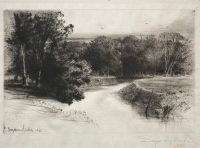 A Sunset in Ireland, 1863 by Francis Seymour Haden