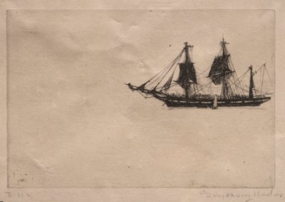 Bark Refitting by Francis Seymour Haden