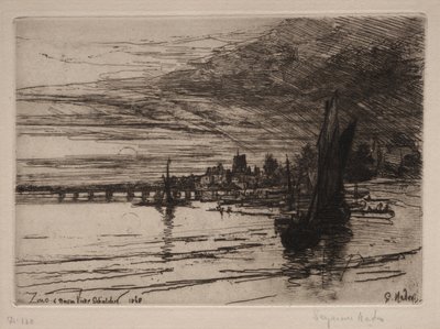 Battersea Bridge by Francis Seymour Haden