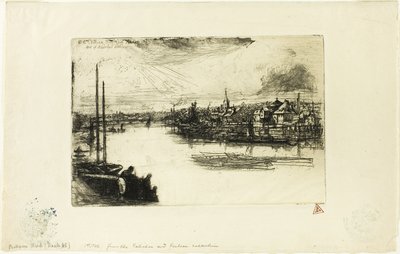 Battersea Reach by Francis Seymour Haden