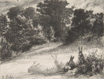 Combe Bottom, 1860 by Francis Seymour Haden
