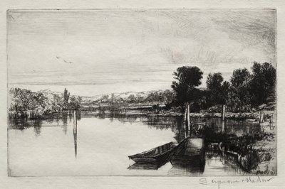 Egham by Francis Seymour Haden