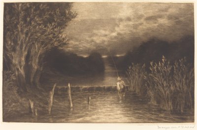 Grayling Fishing by Francis Seymour Haden
