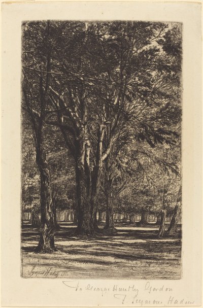 Kensington Gardens by Francis Seymour Haden