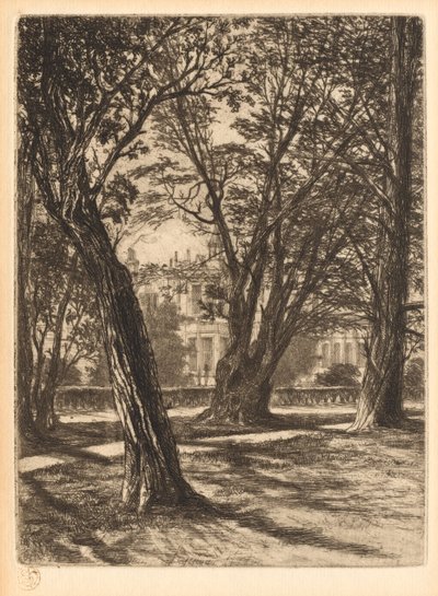 Kensington Gardens, No. 1 (Small Plate) by Francis Seymour Haden