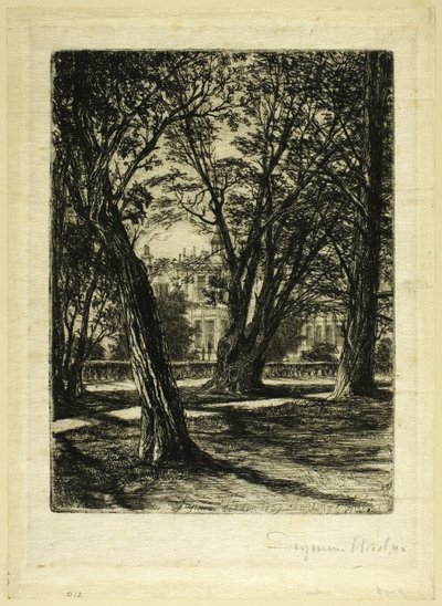 Kensington Gardens, No. I by Francis Seymour Haden
