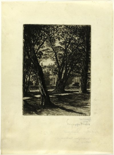 Kensington Gardens, No. I (small plate) by Francis Seymour Haden
