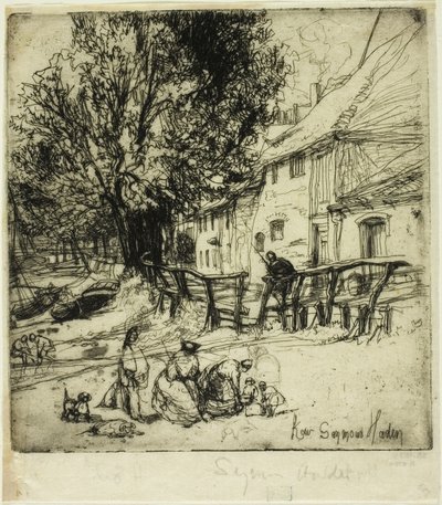 Kew Side, A Fragment by Francis Seymour Haden