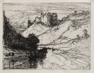 Kilgaren Castle by Francis Seymour Haden