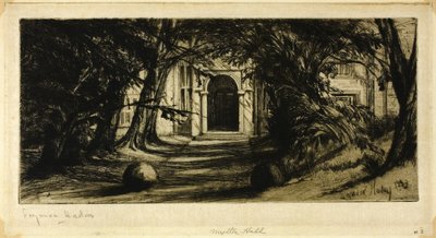 Mytton Hall by Francis Seymour Haden