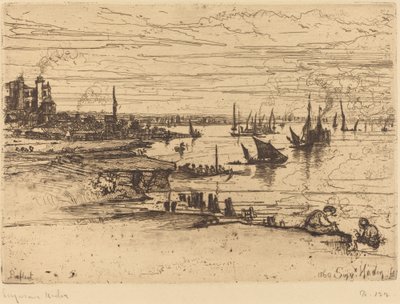 Opposite the Inn, Purfleet by Francis Seymour Haden