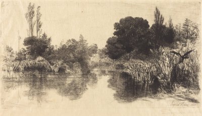 Shere Mill Pond (The Larger Plate) by Francis Seymour Haden