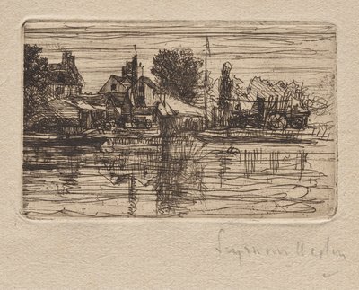 Thames Side by Francis Seymour Haden