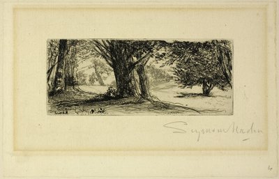 The Holly Fields by Francis Seymour Haden