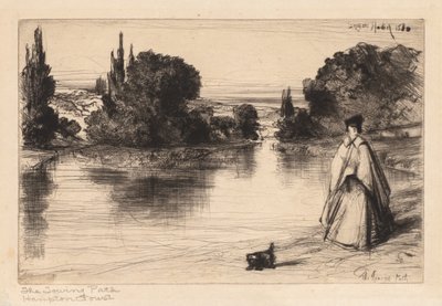 The Towing Path by Francis Seymour Haden