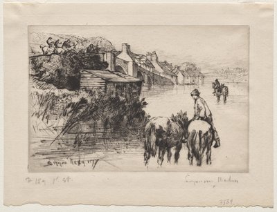 Wareham Bridge by Francis Seymour Haden