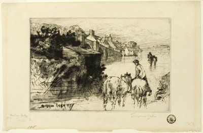 Wareham Bridge by Francis Seymour Haden