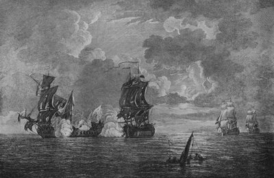 Capture of the Foudroyant by Francis Swaine